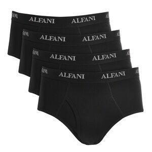 Alfani Men's Black Moisture Wicking Briefs - 4 Pack- XXL